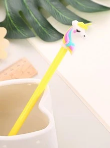 1入組獨角獸裝飾隨機中性筆 - 彩色 - 查看 4