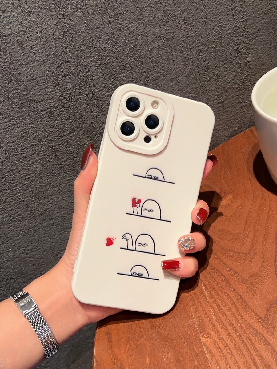 Cartoon Graphic Phone Case - Multicolor - View 1