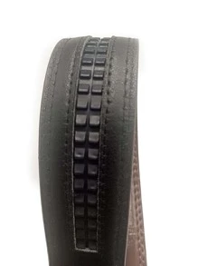 Hombres Cinturón de cocodrilo Hebilla automática - Marrón - Ver 5