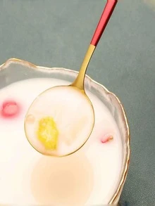 1set Stainless Steel Cutlery With Box - Red - View 7