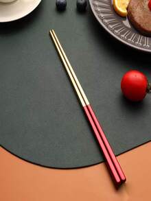 1set Stainless Steel Cutlery With Box - Red - View 8