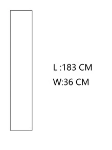 1 pieza Camino de mesa con estampado de guingán - Multicolor - Ver 3