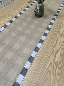 1 pieza Camino de mesa con estampado de guingán - Multicolor - Ver 8