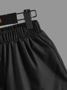 SHEIN 男孩翻蓋口袋襯衫和短褲和T恤