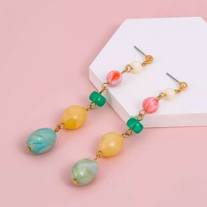 Bead Drop Earrings