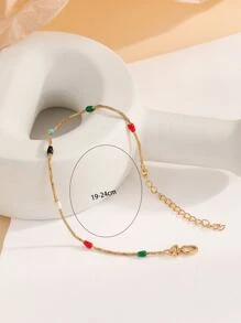 vòng chân đính cườm - Nhiều màu - Xem 3