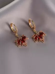 2入組水鑽花耳墜