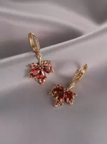 2入組水鑽花耳墜