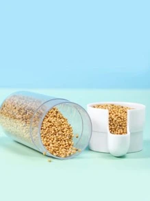 1入組透明隨機色鸚鵡喂食器飲水器帶夾 - 彩色 - 查看 3