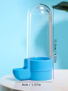 1入組透明隨機色鸚鵡喂食器飲水器帶夾 - 彩色 - 查看 4