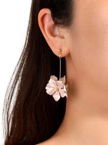 Pendientes colgantes con flor para el Día de San Valentín - Rosa - Ver 3