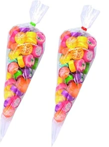 50 cái Túi đóng gói ngẫu nhiên trong suốt có dây buộc xoắn - Trong sáng - Xem 3