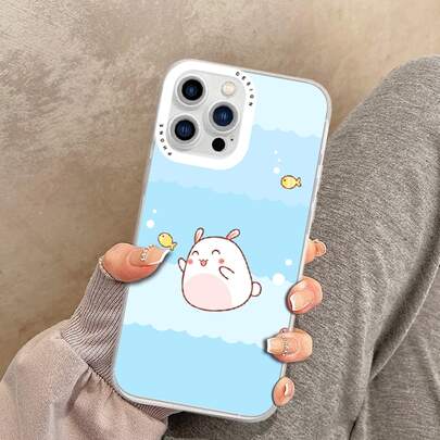 Cartoon Rabbit Print Phone Case