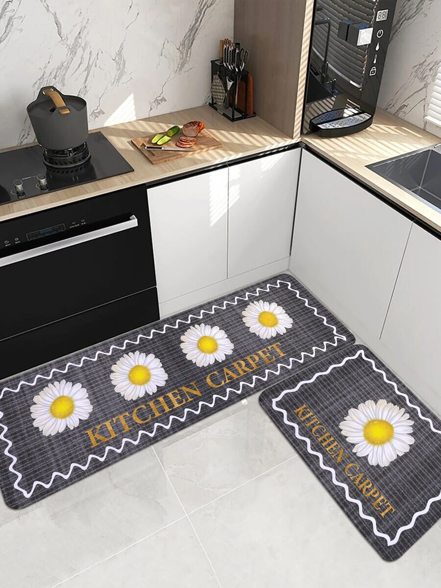 1入組小雛菊廚房地墊