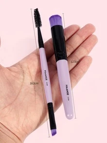 Set de 11 brochas de maquillaje, set de brochas, kit de brochas de maquillaje, set de brochas de maquillaje, set de maquillaje completo, set de brochas de maquillaje, kit de maquillaje completo, set de brochas, set de brochas de maquillaje, set de regalo de maquillaje, set - Morado Violeta - Ver 3