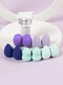 10 Pcs Mini Makeup Sponge Set, Multi-Colored Makeup Sponges,Foundation Blending Beauty Sponge, Flawless For Liquid, Cream, And Powder, Multi-Colored Makeup Sponges,Latex-Free Dry & Wet Use Foundation Cosmetic Makeup Puff For Powder Cream ,Suitable For All Skin Types,Cheap,Stocking Stuffers,Makeup,Makeup Tools,Cheap Stuff,Gifts,Gifts For Women,Christmas Gifts