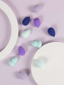 10 Pcs Mini Makeup Sponge Set, Multi-Colored Makeup Sponges,Foundation Blending Beauty Sponge, Flawless For Liquid, Cream, And Powder, Multi-Colored Makeup Sponges,Latex-Free Dry & Wet Use Foundation Cosmetic Makeup Puff For Powder Cream ,Suitable For All Skin Types,Cheap,Stocking Stuffers,Makeup,Makeup Tools,Cheap Stuff,Gifts,Gifts For Women,Christmas Gifts