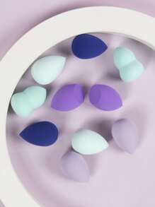 10 Pcs Mini Makeup Sponge Set, Multi-Colored Makeup Sponges,Foundation Blending Beauty Sponge, Flawless For Liquid, Cream, And Powder, Multi-Colored Makeup Sponges,Latex-Free Dry & Wet Use Foundation Cosmetic Makeup Puff For Powder Cream ,Suitable For All Skin Types,Cheap,Stocking Stuffers,Makeup,Makeup Tools,Cheap Stuff,Gifts,Gifts For Women,Christmas Gifts