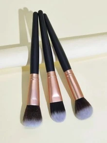 10 piezas Juego de brochas de maquillaje, Juego de brochas, Kit de brochas de maquillaje, Juego de brochas de maquillaje, Juego de maquillaje completo, Juego de brochas de maquillaje, Kit de maquillaje completo, Juego de brochas, Juego de brochas de maquillaje, Juego de regalo de maquillaje - Negro - Ver 5