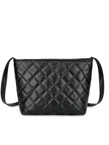 Geantă crossbody matlasată cu decorațiuni cu funde pentru fete