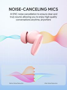 JMMO Wireless Earbuds 0.14oz (4g) With USB-C For Fast Charging & ENC Noise Canceling Technology For Sports Music Women's Gift Creative Holiday Gift,Gaming Earphone & Speaker,Microphone Gifts,Must-Haves For Autumn And Winter