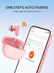 JMMO Wireless Earbuds 0.14oz (4g) With USB-C For Fast Charging & ENC Noise Canceling Technology For Sports Music Women's Gift Creative Holiday Gift,Gaming Earphone & Speaker,Microphone Gifts,Must-Haves For Autumn And Winter