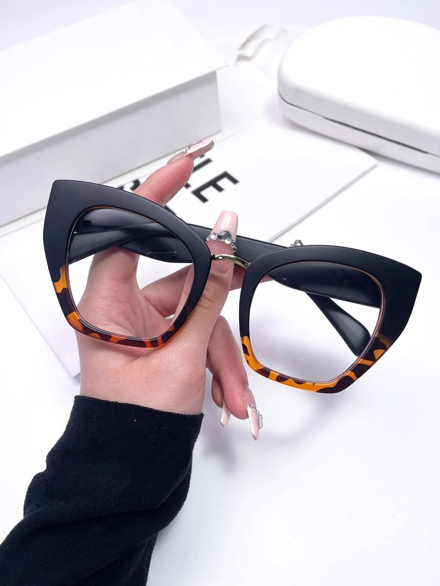 貓眼眼鏡 - 彩色 - 查看 1