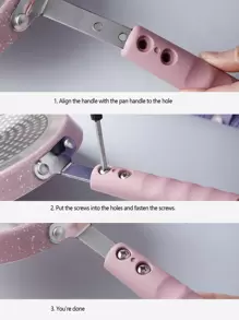 1入組防滑平底鍋帶手柄