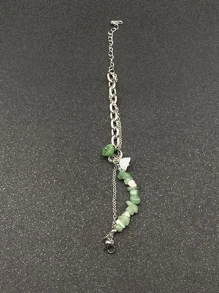 Hombres Pulsera con diseño de cuenta - Verde - Ver 2