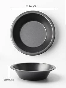 1pc Carbon Steel Cake Mold - Black - View 2