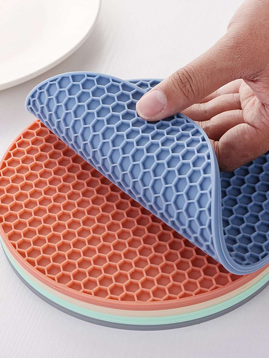 1 pieza Almohadilla de aislamiento con textura de panal al azar