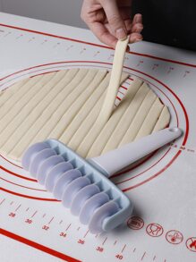 1pc Dough Roller Cutter - Multicolor - View 6