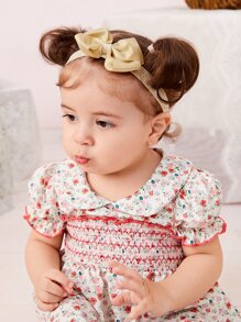 2 cái nơ trang trí cho bé băng đô - Vàng - Xem 2