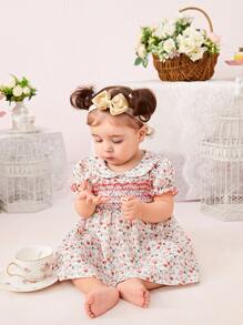 2 cái nơ trang trí cho bé băng đô - Vàng - Xem 6