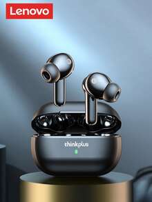 Tai nghe nhét tai không dây Lenovo Lp1s nâng cấp dành cho chạy bộ thể thao, có thời gian chờ siêu dài, chất lượng âm thanh Hifi và chức năng chống ồn - màu đen - Xem 4