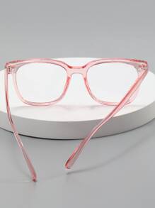 Square Frame Eyeglasses - Pink - View 6