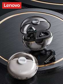 Auriculares inalámbricos con diseño de oído interno a prueba de ruido, sonido estéreo Hi-Fi y micrófono - Negro - Ver 4