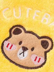1pc Cartoon Bear Embroidered Pet Sweatshirt - Multicolor - View 6