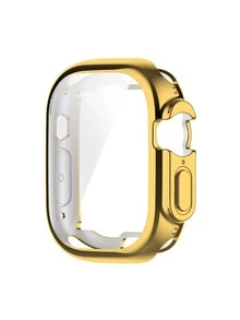 Vỏ và bảo vệ màn hình 2 trong 1 Tương thích với Apple Watch - Vàng - Xem 2