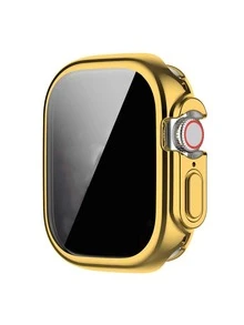Vỏ và bảo vệ màn hình 2 trong 1 Tương thích với Apple Watch - Vàng - Xem 3