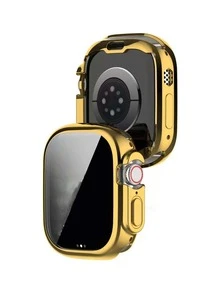 Vỏ và bảo vệ màn hình 2 trong 1 Tương thích với Apple Watch - Vàng - Xem 4