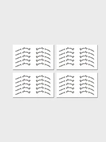 4sheets Eyeliner Tattoo Sticker - Multicolor - View 3