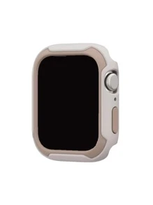 1pc Two Tone Case Compatible With Apple Watch - Multicolor - View 1