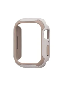 1pc Two Tone Case Compatible With Apple Watch - Multicolor - View 2
