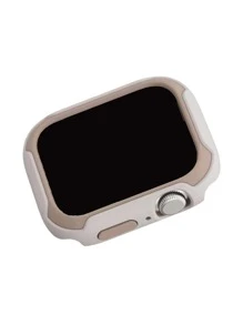 1pc Two Tone Case Compatible With Apple Watch - Multicolor - View 3