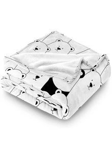 1 pieza Manta con patrón de oso de dibujos animados - Multicolor - Ver 5