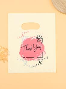 10pcs Love Printed Packaging Bags - Multicolor - View 3