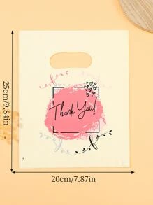 10pcs Love Printed Packaging Bags - Multicolor - View 4