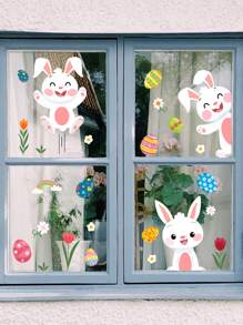 1 phim hoạt hình thỏ Phục sinh in phim trang trí - Nhiều màu - Xem 2