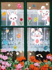 1 phim hoạt hình thỏ Phục sinh in phim trang trí - Nhiều màu - Xem 5
